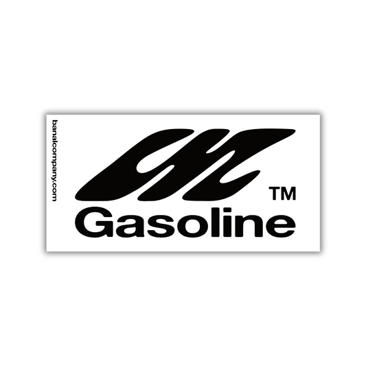 banal gasoline black and white